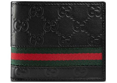 gucci signature web coin wallet|original gucci wallet.